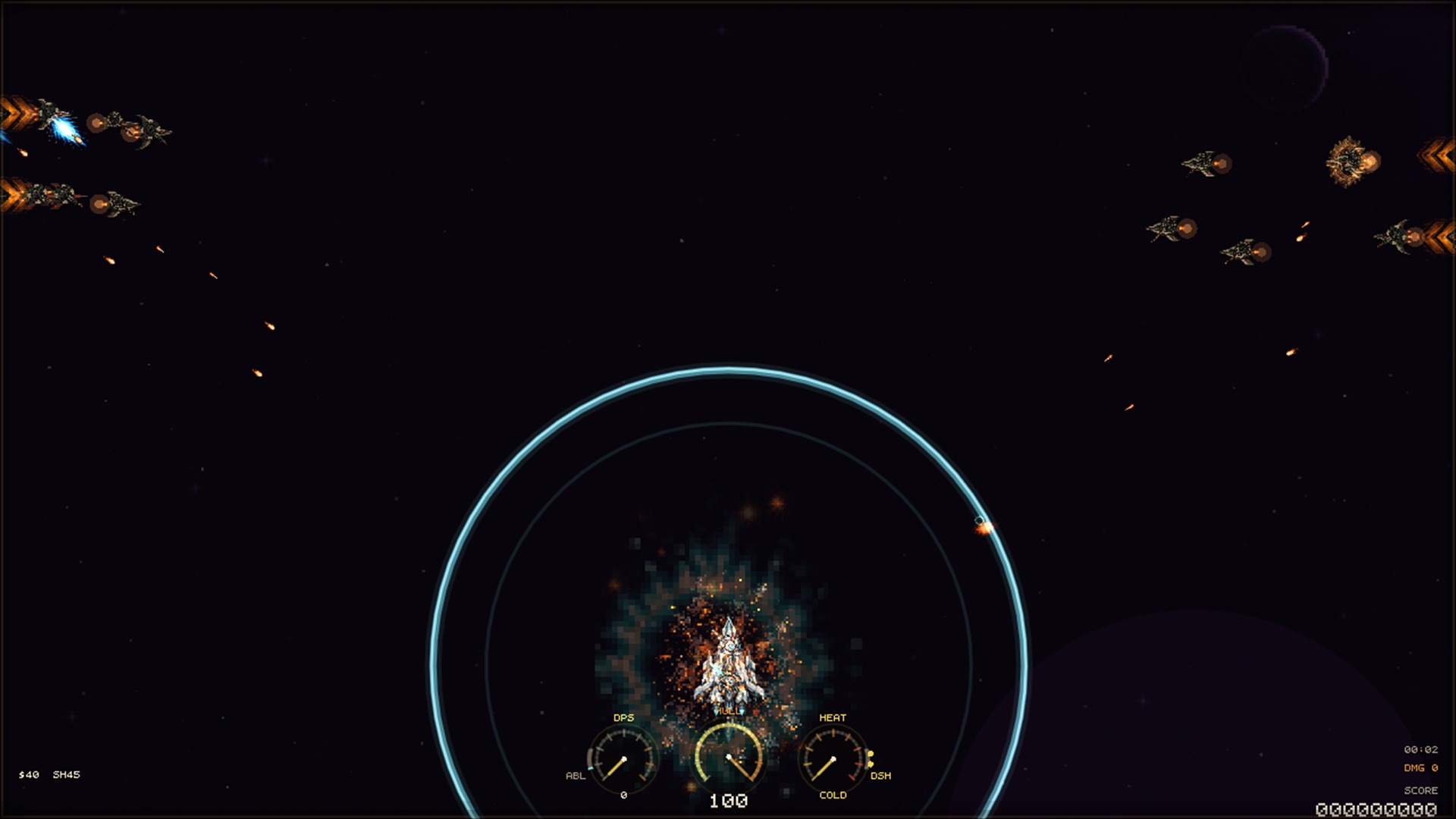 Pulse ability detonating enemy projectiles